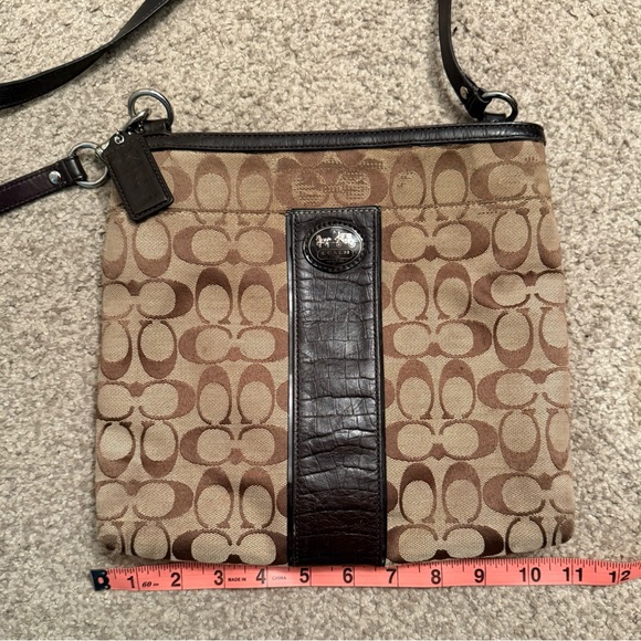 COACH Signature Canvas Crossbody - Picture 8 of 10